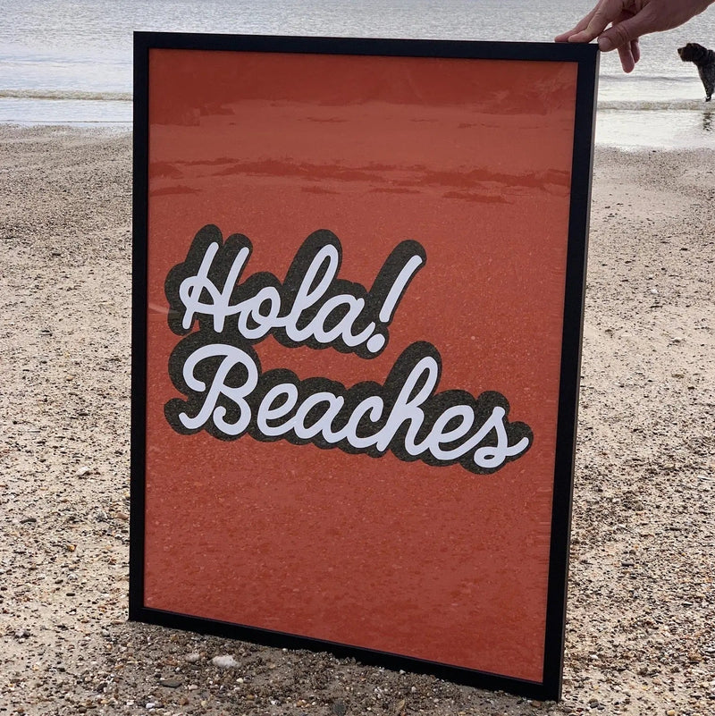 8 Inspirational Art Prints - wall art Hola Beaches print