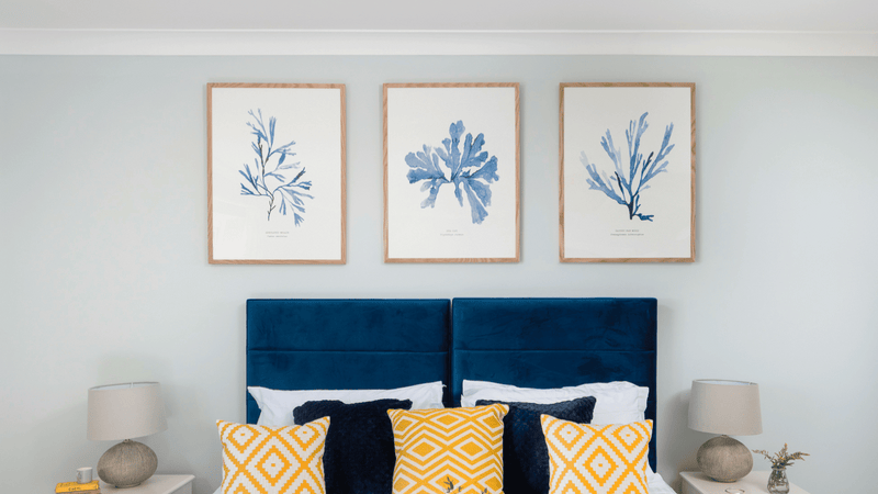 How To Choose Wall Art For Your Bedroom - Wall art above bed