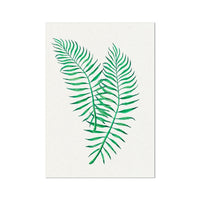 Tropical Leaf Artwork No 2 | Green Botanical Wall Art - Unframed