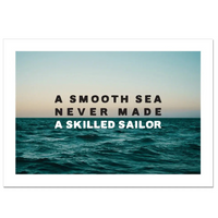 A Smooth Sea - Unframed Print