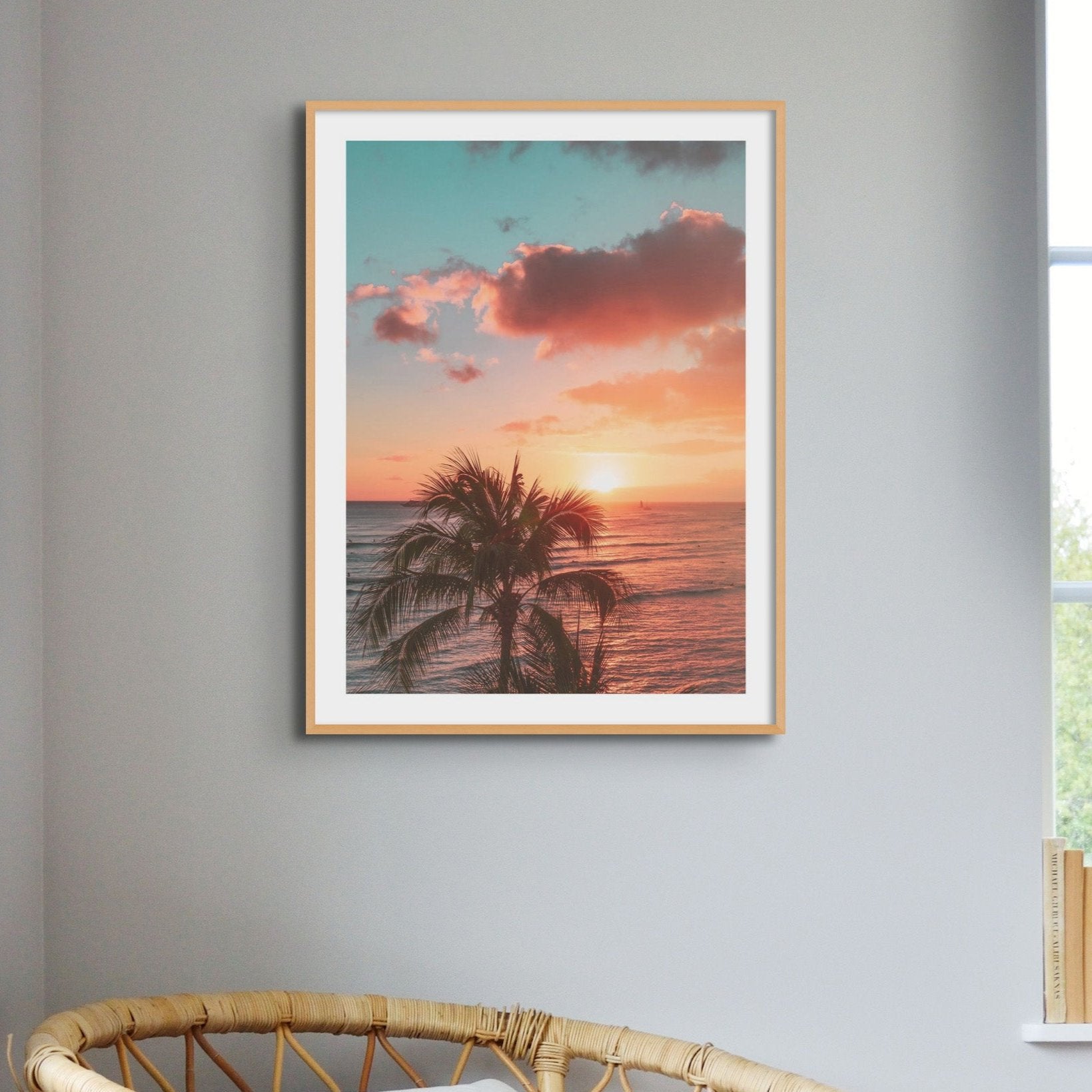 North Coast Sunset outlet Acrylic Print, ready to hang