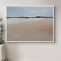 Calm Bay Painting | Minimal Abstract Coastal Painting Wall Art - Unframed Wall Art