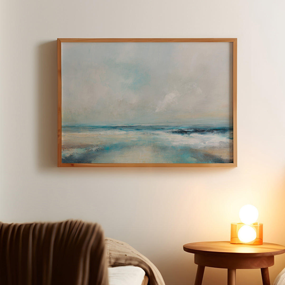 Ethereal Coast | Coastal Visions Beach Painting Print - Unframed Print - coastal art print