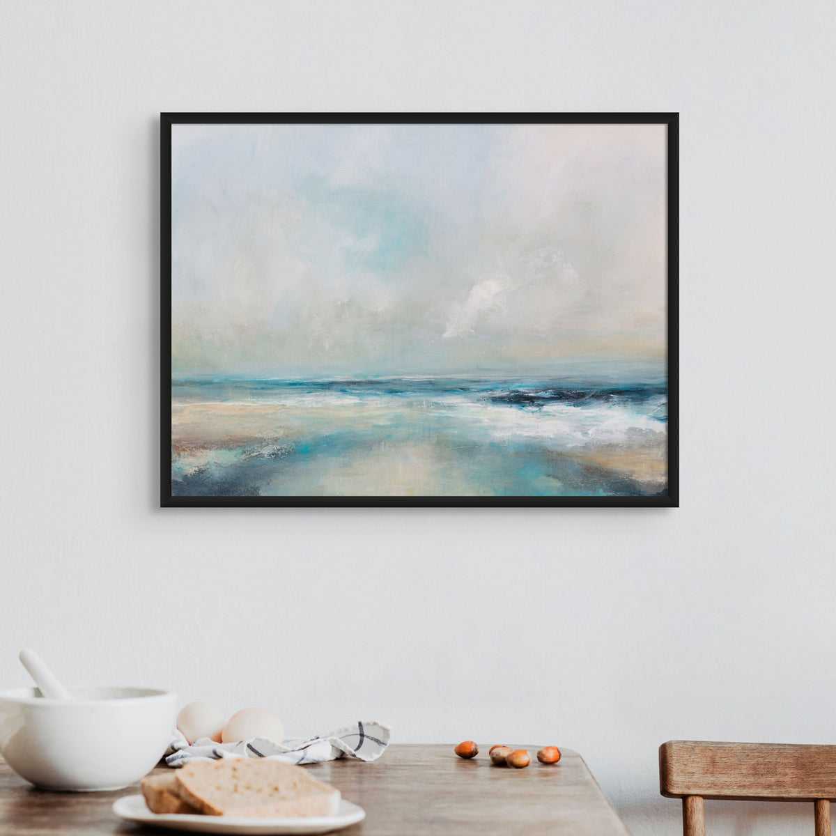 Ethereal Coast | Coastal Visions Beach Painting Print - Unframed Print - coastal art print