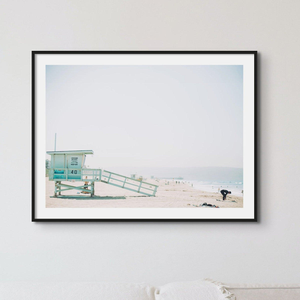 Lifeguard Hut photo | Lifeguard hut Photography Print - Framed Art Print