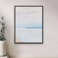 Modern Abstract Coastal Painting No 2 | Minimal Sea Painting - Unframed Wall Art