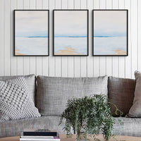 Modern Abstract Coastal Painting No 2 | Minimal Sea Painting - Unframed Wall Art