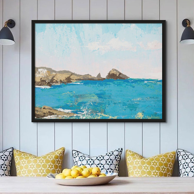 Mother Ivey's Bay Painting | Seascape Beach Painting Wall Art - Unframed Art Print