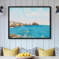 Mother Ivey's Bay Painting | Seascape Beach Painting Wall Art - Framed Art Print