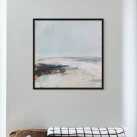 Sea Veil 2 | Coastal Visions Beach Painting Print - Framed Canvas -  beach painting