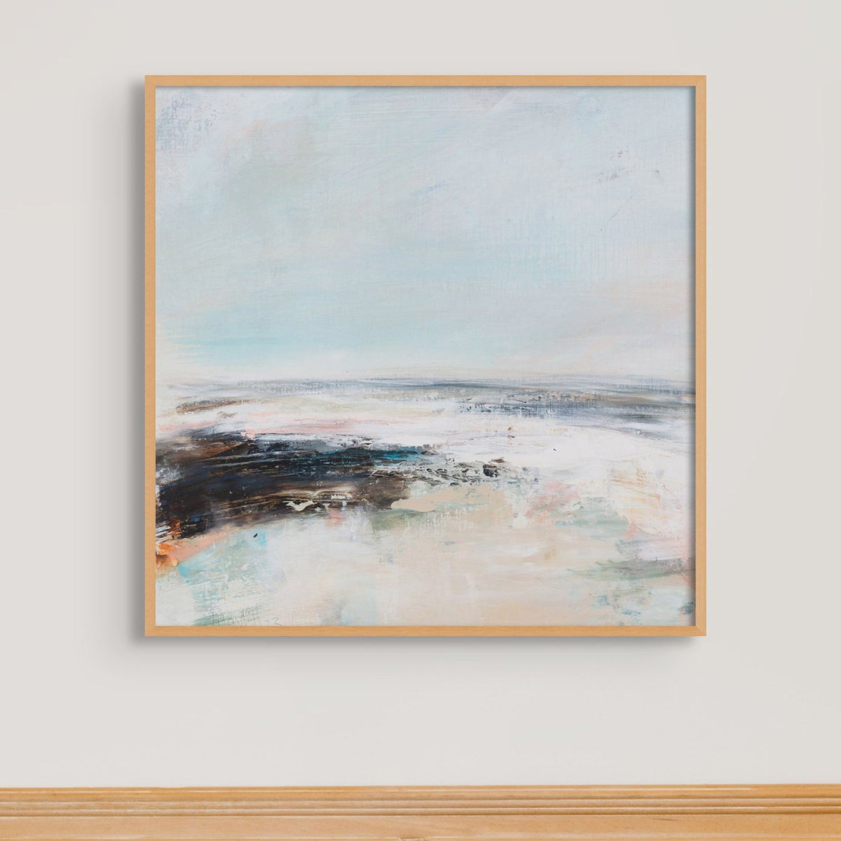 Sea Veil 2 | Coastal Visions Beach Painting Print - Unframed Print -  beach painting