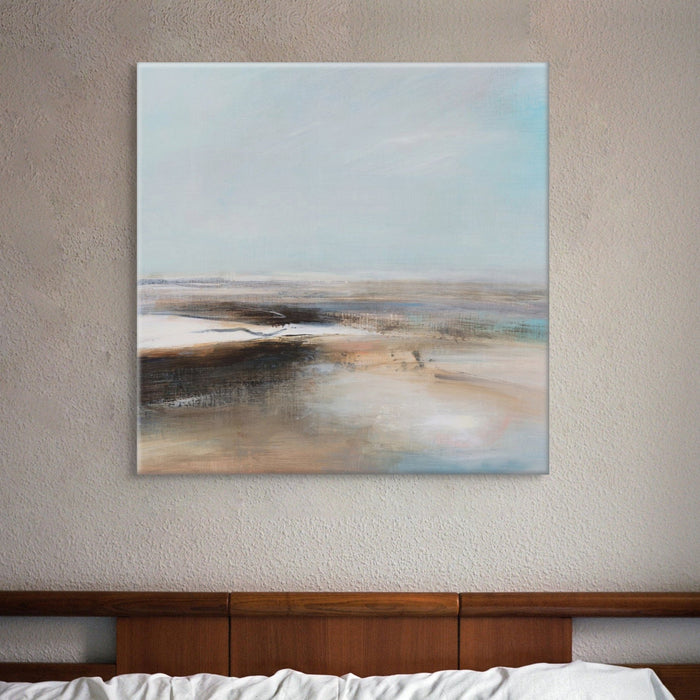 Sea Veil 1 | Coastal Visions Beach Painting - Unframed Canvas - large seascape print