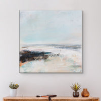 Sea Veil 2 | Coastal Visions Beach Painting - Unframed Canvas - coastal painting