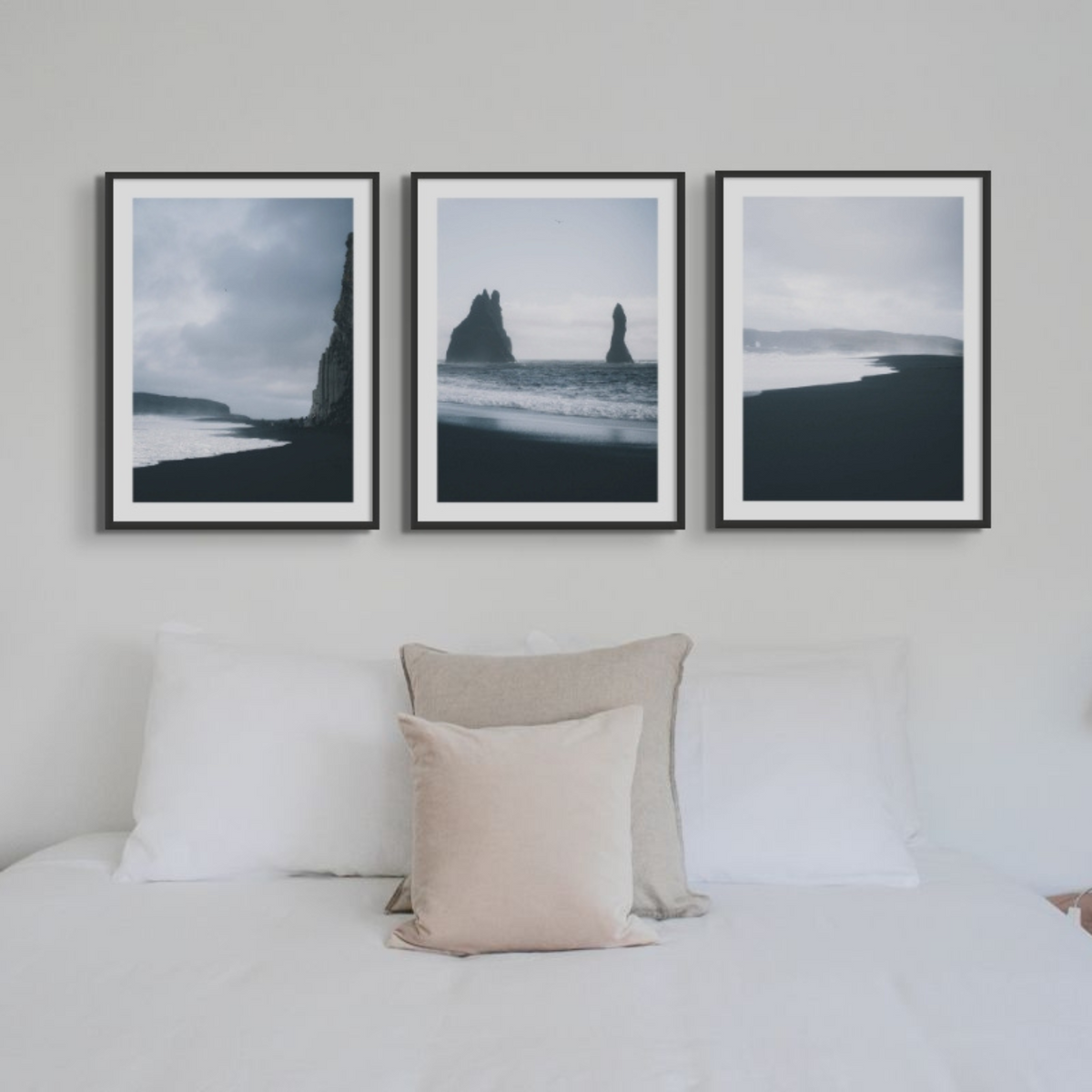 Winter Coast 1 Dramatic Black & White Coastal Photography Print - Unframed