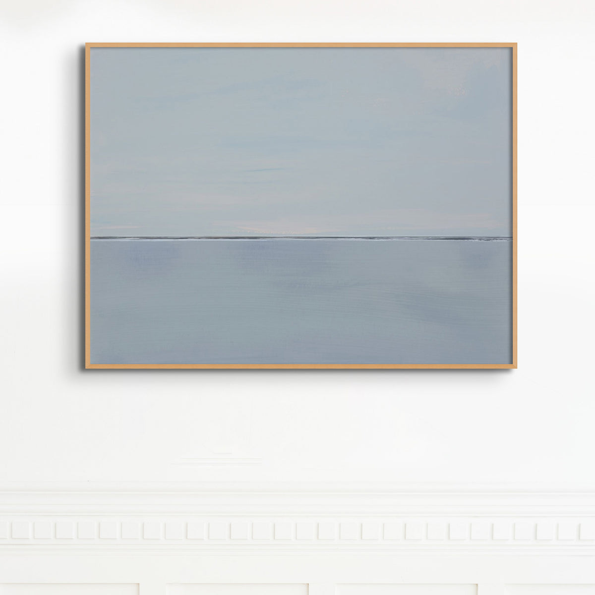 Slate Sea Painting | Modern Abstract Coastal Wall Art - Unframed Art Print