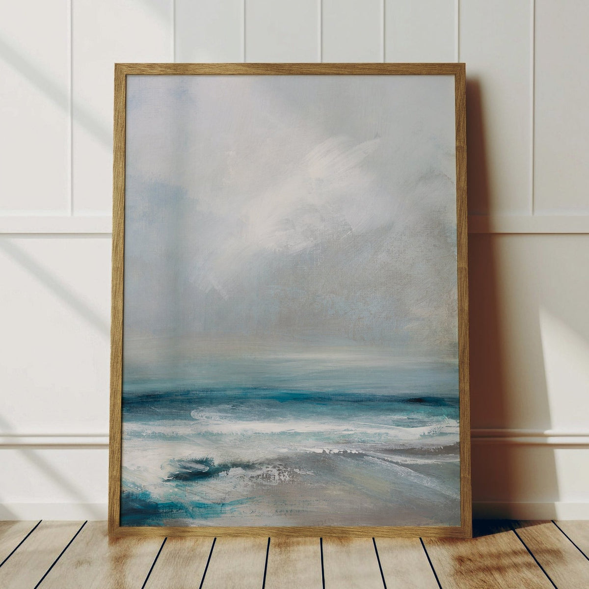 Spectral Light | Coastal Visions Sea Painting Print - Framed Print - Ocean Painting