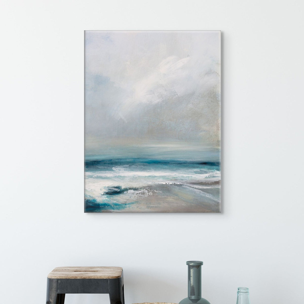 Spectral Light | Coastal Visions Sea Painting - Unframed Canvas - beach painting