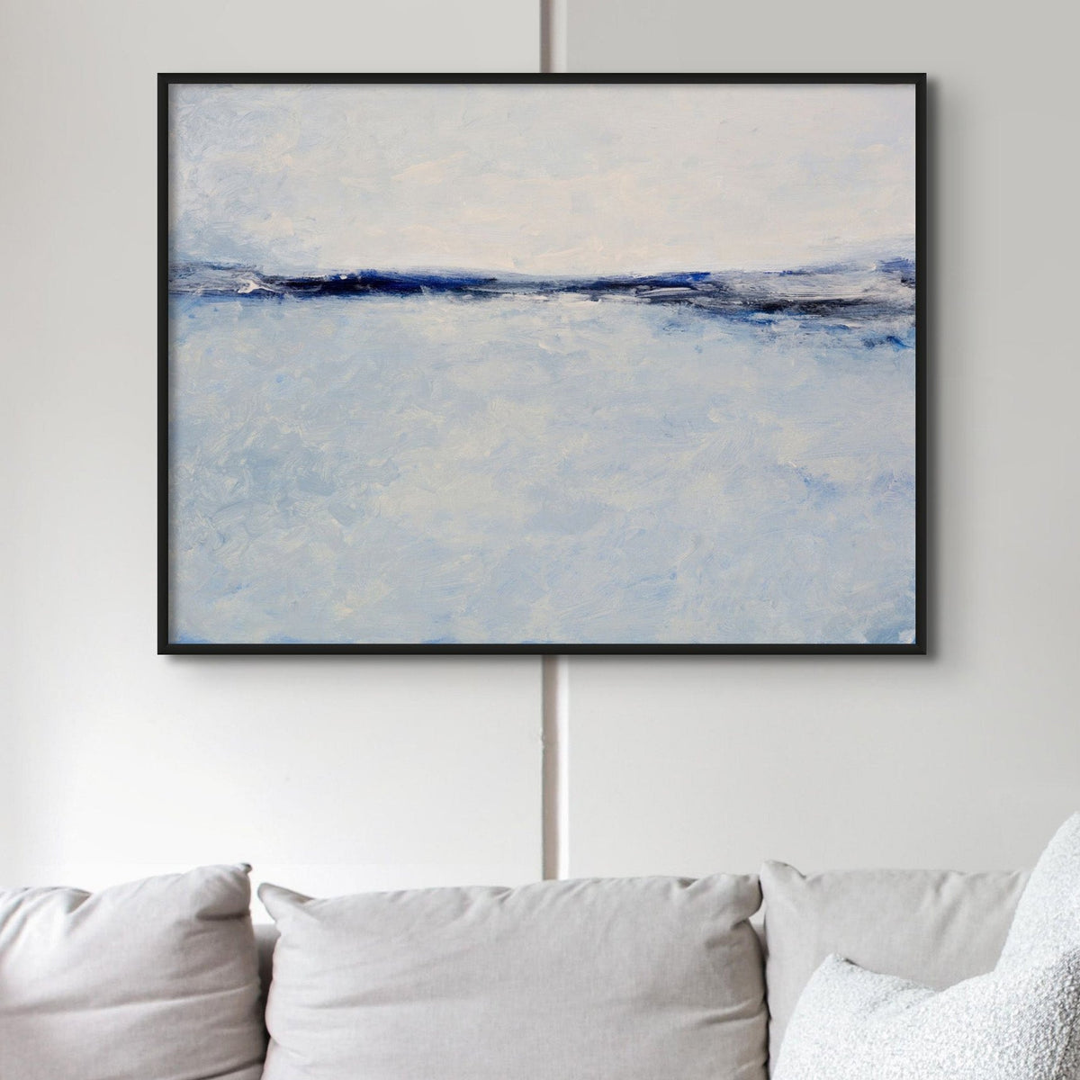 Tide Beach Art | Abstract Sea Painting - Unframed Wall Art