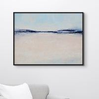 Tide Beach | Abstract Sea Painting - Unframed Wall Art