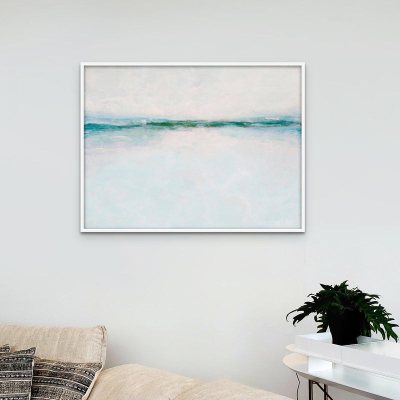 Tide Beach Print | Abstract Sea Painting - Unframed Wall Art