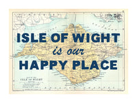 Personalised Quote on Map Print | Personalised Vintage Map Picture - Unframed