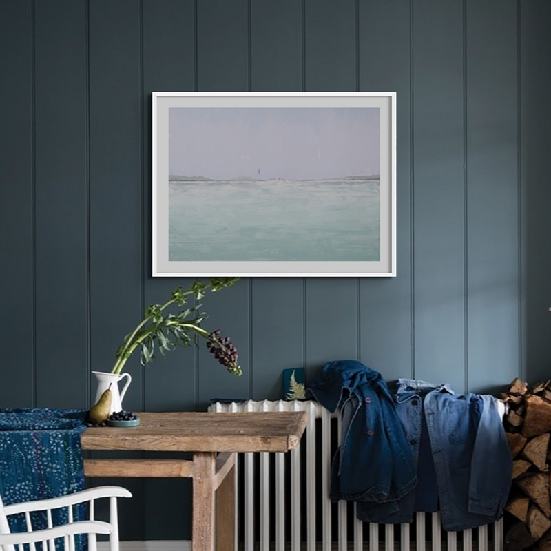 A View from Padstow Print | Beach Painting - Unframed