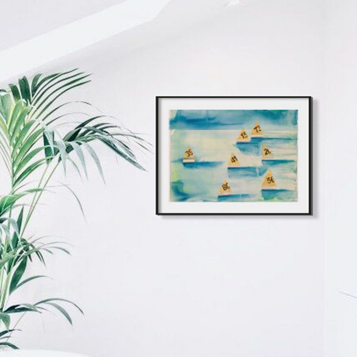 The Regatta Watercolour Print | Modern Coastal Art - Unframed