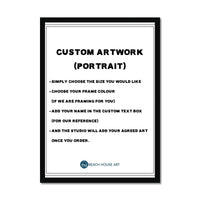 Custom Artwork (Portrait) - Framed