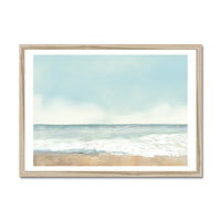 Pastel Beach Painting - Framed Wall Art