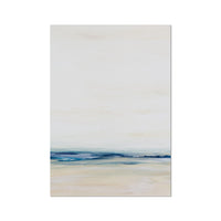 Coastal Study Painting | Portrait | Abstract Beach Painting - Unframed Wall Art