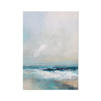 Ocean's Embrace | Coastal Visions Sea Painting Print - Unframed Print - beach painting