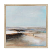 Sea Veil 1 | Coastal Visions Beach Painting Print - Framed Print -  sea painting