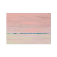 Rose-gold Coast Painting | Abstract Beach Painting - Unframed Wall Art