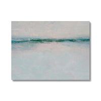 Tide Beach (Aqua) Canvas