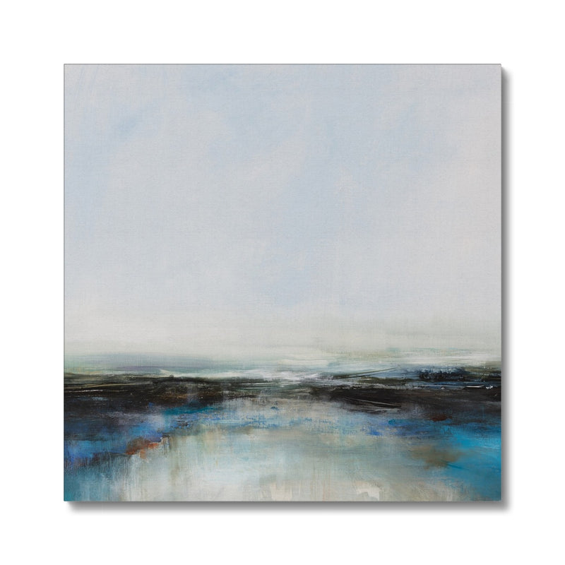 Twilight Tide | Coastal Visions Sea Painting Print - Unframed Canvas - ocean painting