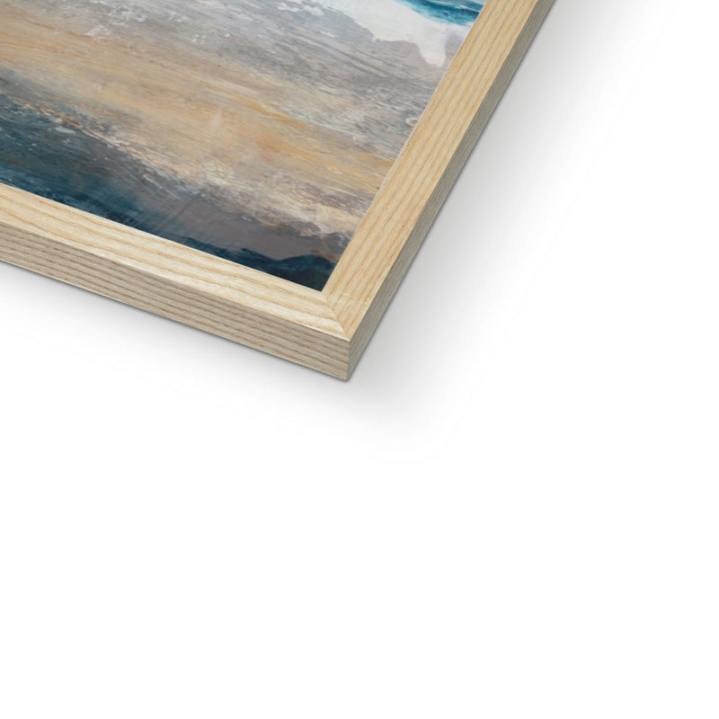 Ethereal Coast | Coastal Visions Beach Painting Print - Framed Print - coastal wall art