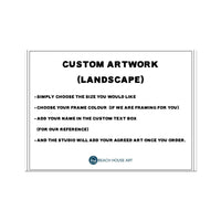 Custom Artwork (Landscape) - Unframed