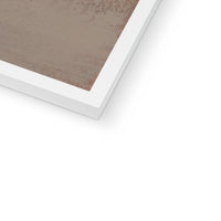 Calm Bay Painting | Minimal Abstract Coastal Painting - Framed Wall Art