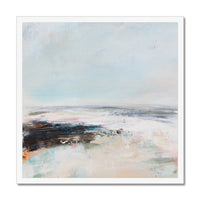 Sea Veil 2 | Coastal Visions Beach Painting Print - Framed