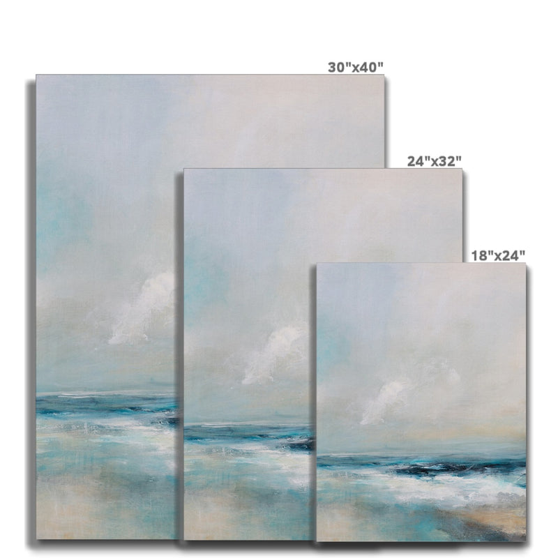 Ocean's Embrace | Coastal Visions Sea Painting - Unframed Canvas - ocean painting