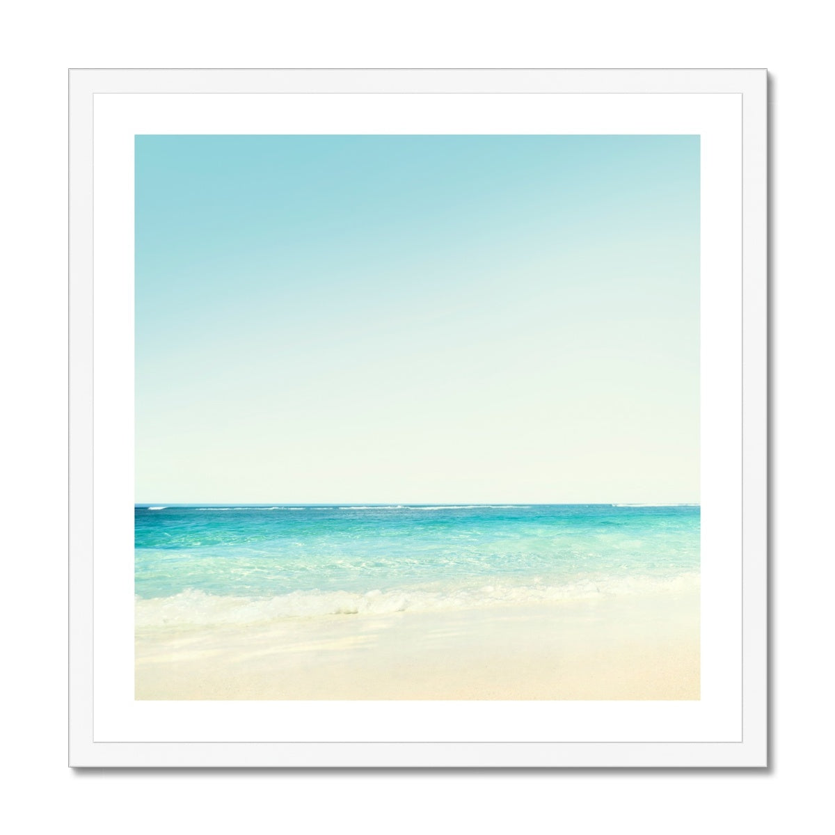 Beach Edge Photo Print | Sea and Beach Photography - Framed Wall Art