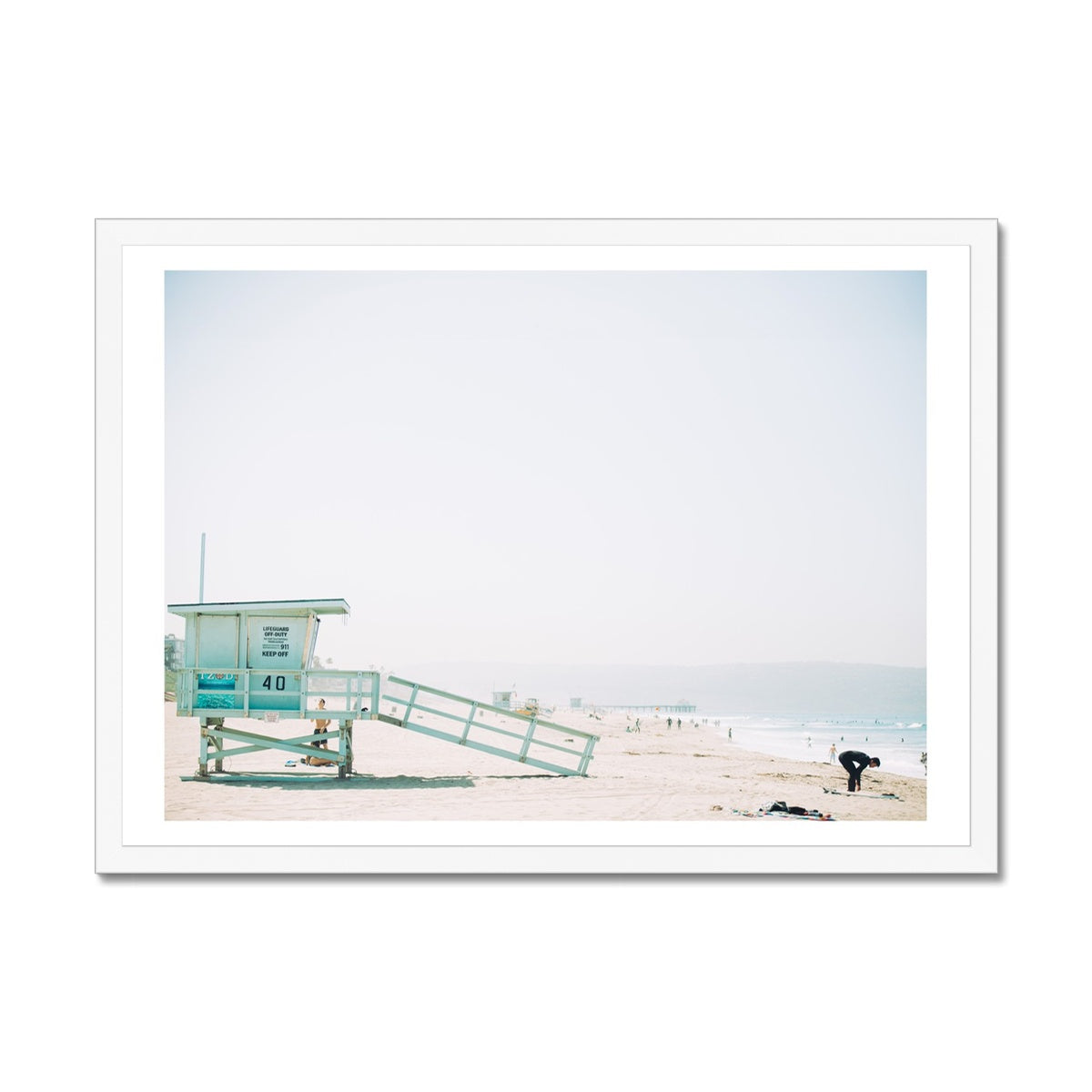 Lifeguard Hut photo | Lifeguard hut Photography Print - Framed Art Print