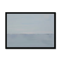 Slate Sea Painting | Modern Abstract Coastal Painting - Framed Wall Art