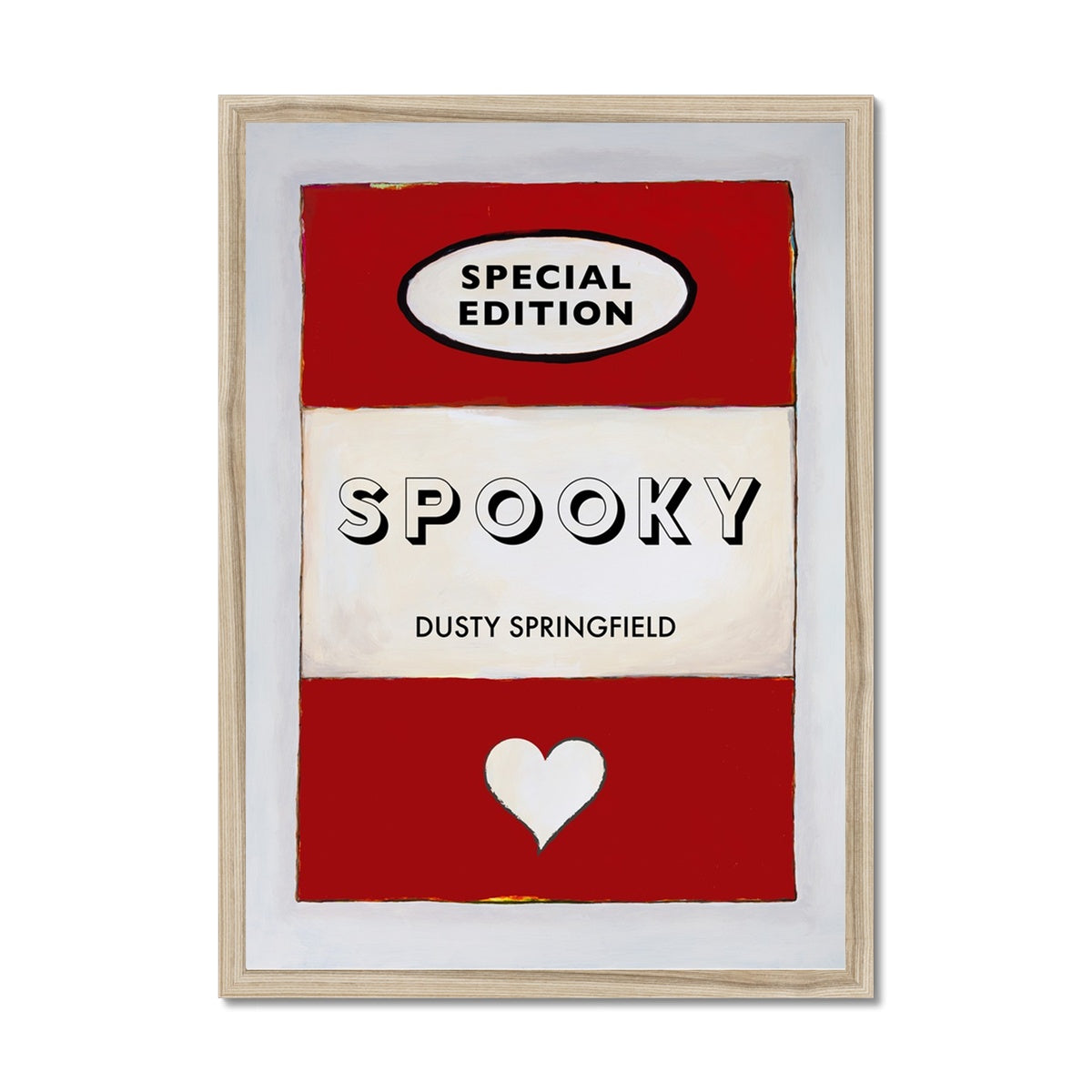 Spooky Halloween  Quote on  Vintage Style Book Cover Print  - Framed