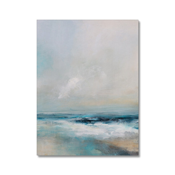 Ocean's Embrace | Coastal Visions Sea Painting - Unframed Canvas - ocean painting