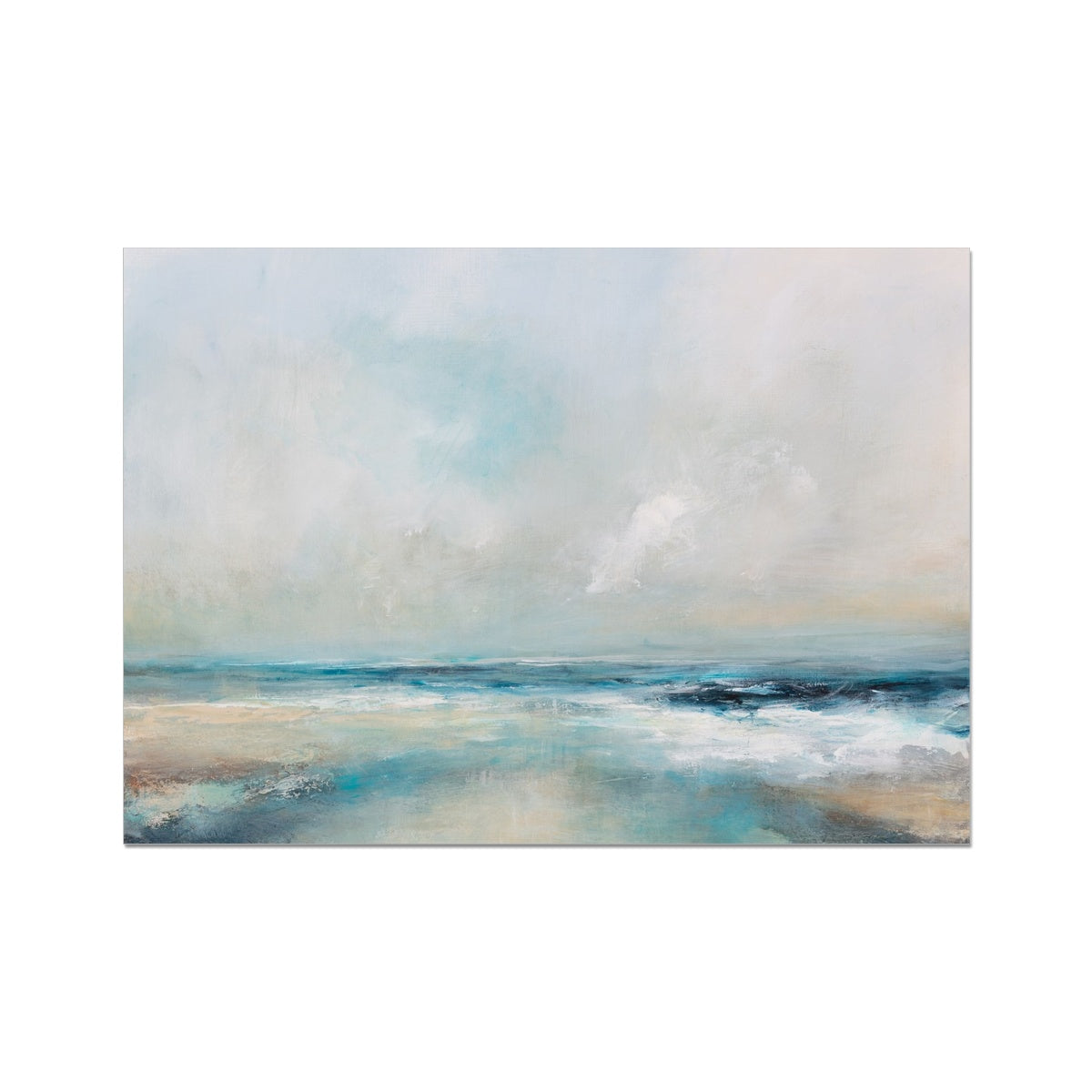 Ethereal Coast | Coastal Visions Beach Painting Print - Unframed Print - coastal art print