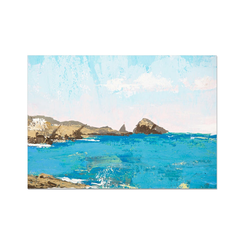 Mother Ivey's Bay Painting | Seascape Beach Painting Wall Art - Unframed Art Print