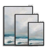 Spectral Light | Coastal Visions Sea Painting Print - Framed Canvas - beach painting