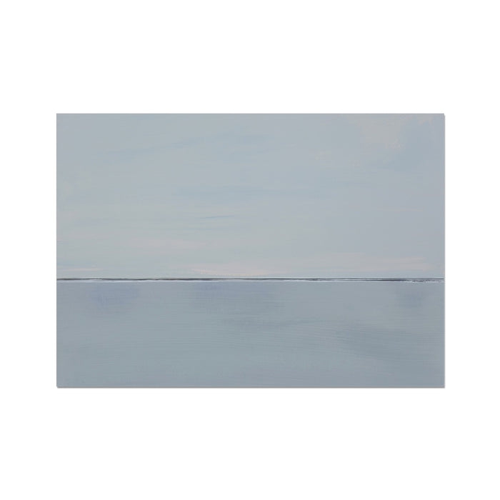 Slate Sea Painting | Modern Abstract Coastal Wall Art - Unframed Art Print