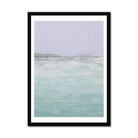 After the Rain Print | Beach Painting - Framed